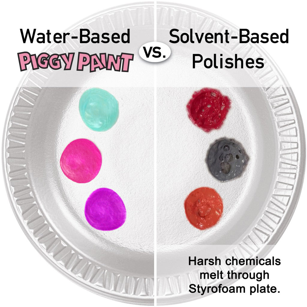 Piggy Paint Non-Toxic Scented Nail Polish Set for Kids – 4 Pack Fruit Fairy