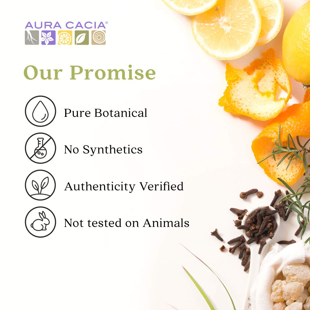 Aura Cacia Organic Sweet Almond Oil – Cold Pressed, GC/MS Tested, 4 fl oz