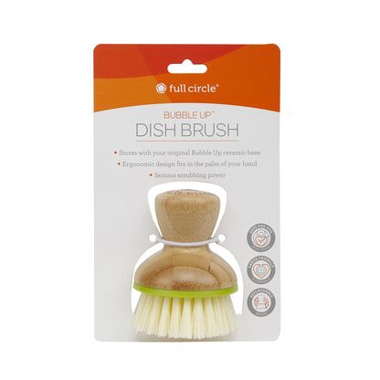 Full Circle Bubble Up Replacement Dish Brush – Eco-Friendly & Powerful Scrubbing Tool